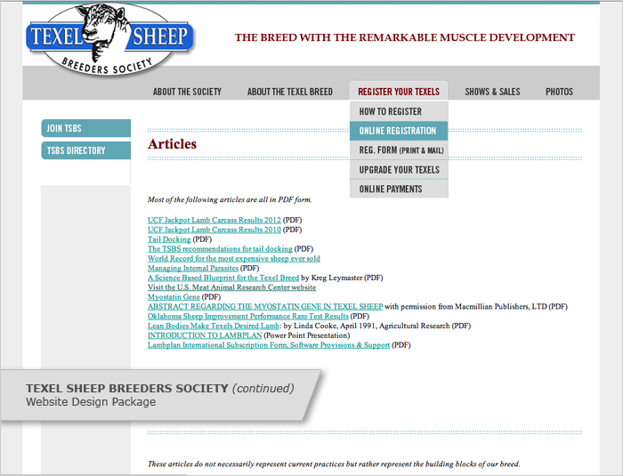 Sheep Breeders Website